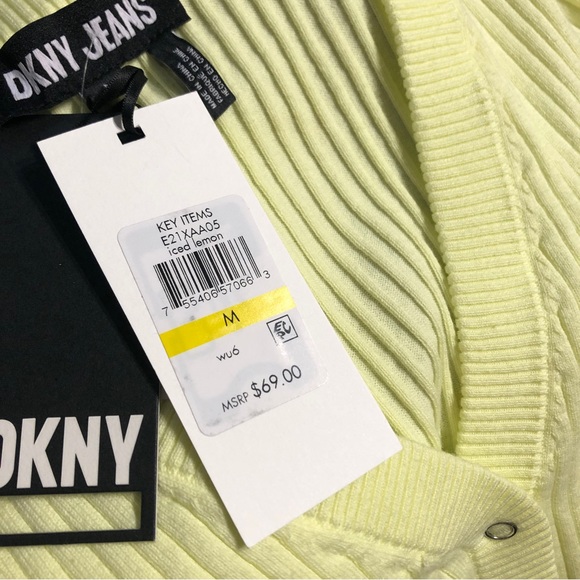 DKNY neon green sweater - Picture 5 of 5